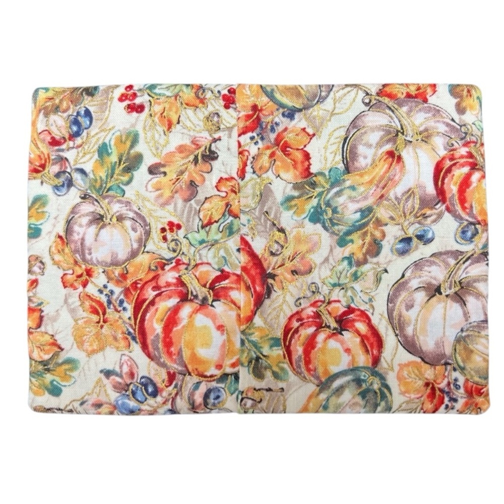 Hand Crafted Mug Rug Coaster Embroidered Cotton Fabric Padded Absorbs Liquid - Picture 6 of 8